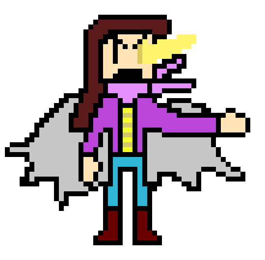 [9664c4] My OC battle sprite (GENOCIDE VER.)