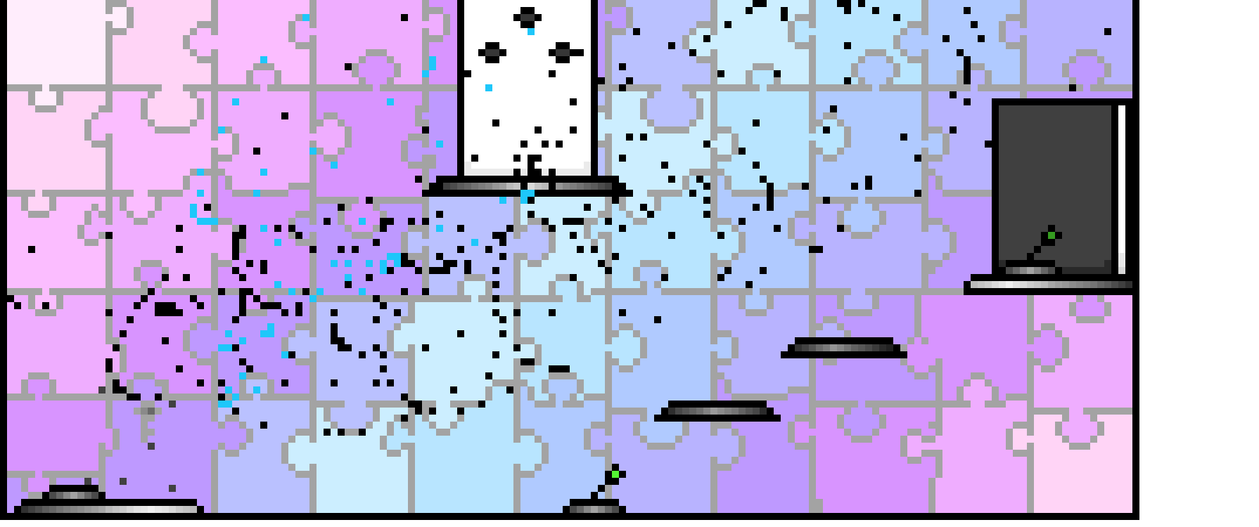 [9664c4] Puzzle 2 viable key hole open door a4