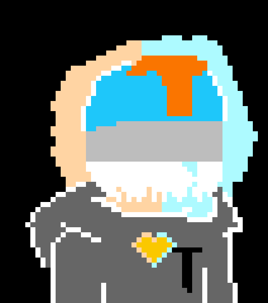 [05b0c1] *He is sitting alone next to the dumpster. His cap is off. You see him without his cap off for the first time. There were just mechanical parts. He silently cries.*