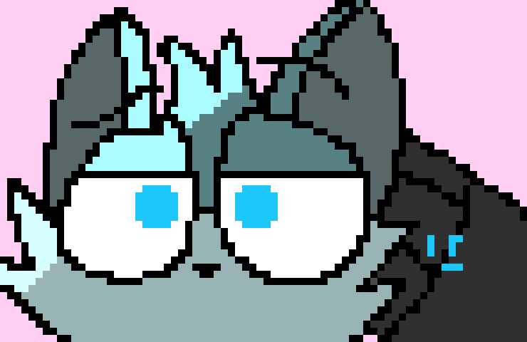 [05b0c1] Now, get outta here. You are worse than blue. Oh and why not go make your own sprite and emotions Chaos, oh wait, you bum. ~Aqua