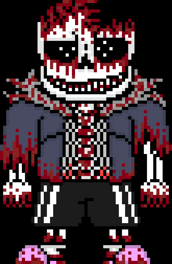 [e8cb42] *he summons a blaster infront of dispair making all the attacks go onto the blaster (wait hold up he  would fight back since he has Terrors persoanlity, right?) * ugh *passes out*