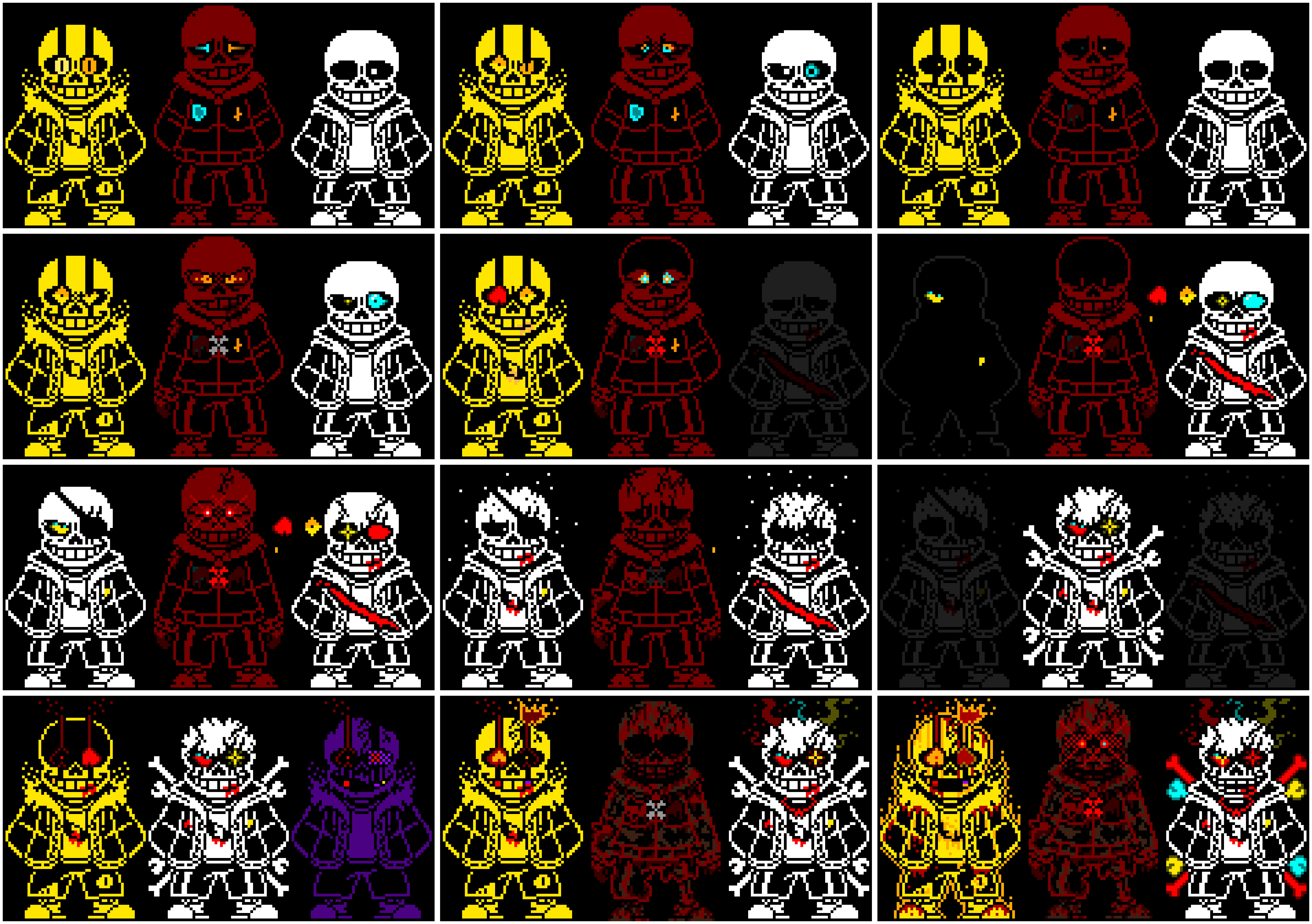 [5636d8] Although I mainly use sad sans it doesn't mean I don't have other sans and to prove that I made DST trio