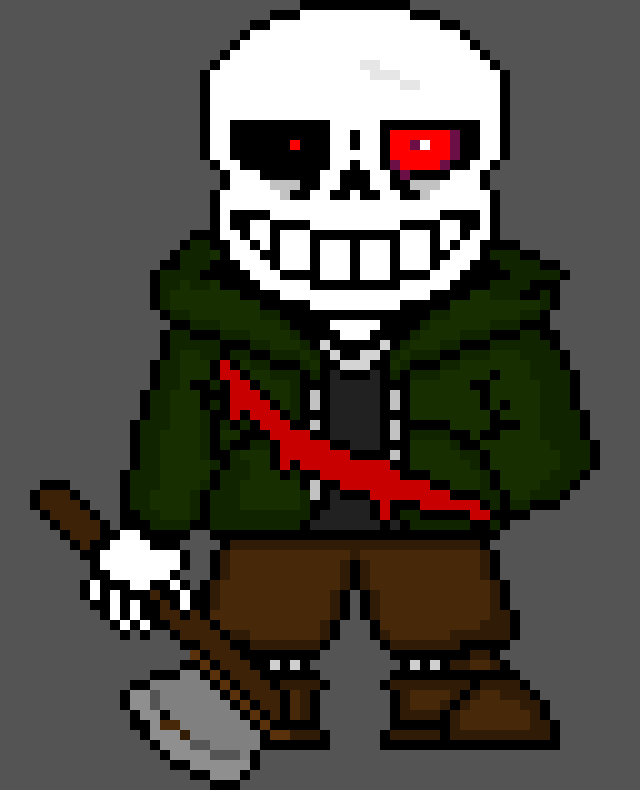 [11a9d7] -slides back into existence- I had to fix something -Insanity!Sans (Deteriorate)