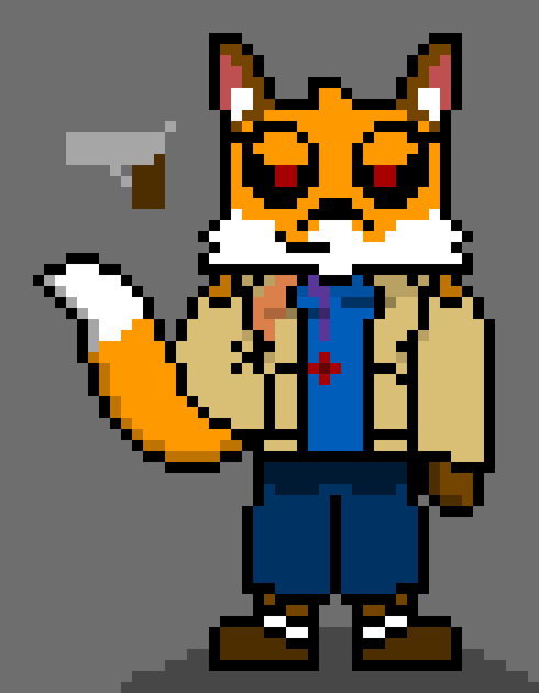 [9664c4] HAH!!! DIDNT FEEL A THING!!! (Place where Foxlinn got shot was instantly healed)