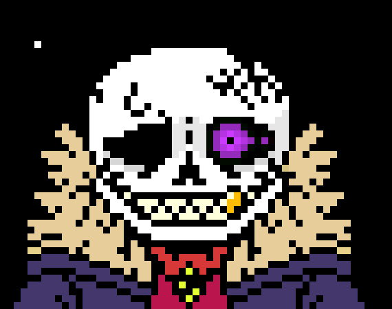 [bcd407] [surprisingly,even his eye was another color]-he strikes a gasterblaster-well,i'm out...but not for long...surely..i will end up somewhere else..