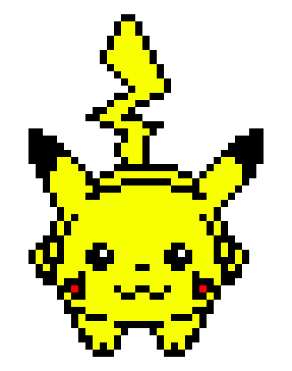 [9664c4] Picachu pixel art