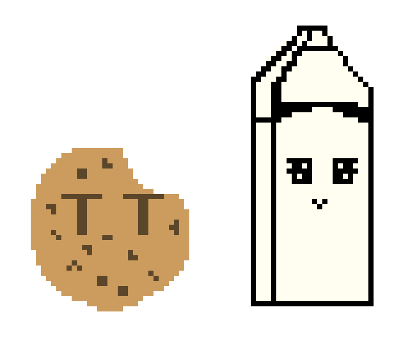 [8a7fac] milk and cookies