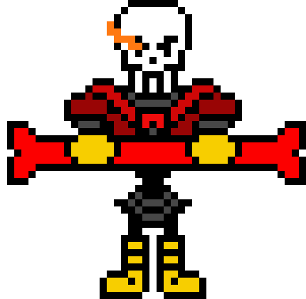 [9664c4] Hardtale Disbelief Papyrus blocked sprite