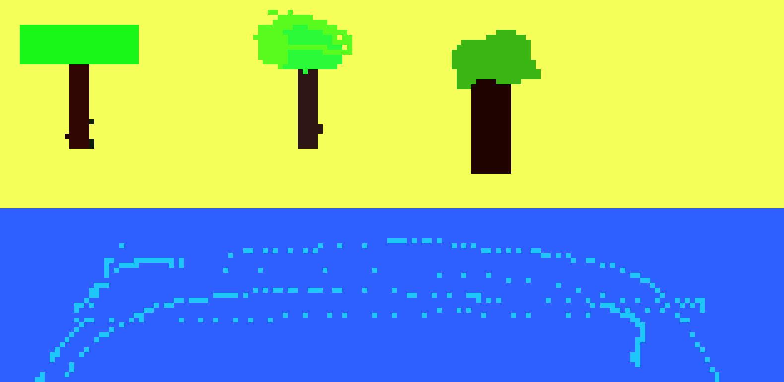 [13bf10] Beach pixel art