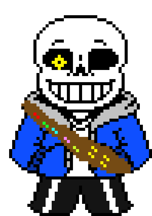 [6a3e23] ink!sans: [looks at the robot and thinks about steam sans and robot sans] EY ROBOT ARE YOU A SANS IN DISGUISE