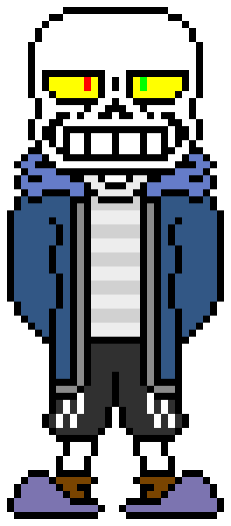 [d6b045] Sans?: *Uses 20% of his power to Summon Shaggy* HEHEHEHEHEHE