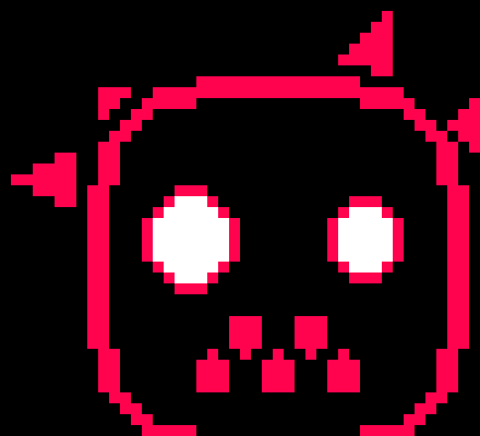 [2fe70b] *the triangles stop and looks down and starts to shake*