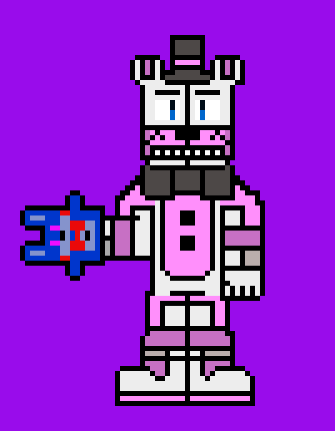 [1550bf] there should be a character that obtains dmg but if they get too much they lose their own. - funtime freddy & bon bon & bonett