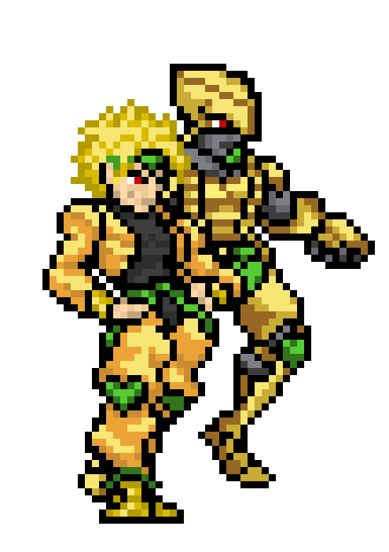 [d76556] you bastard! You approach me with my face, you claim to know my nature and then make up a thing that doesn't exist to try a belittle me. -DIO (cleetus)