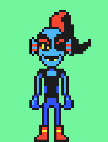 [9664c4] Undyne From Undertale.