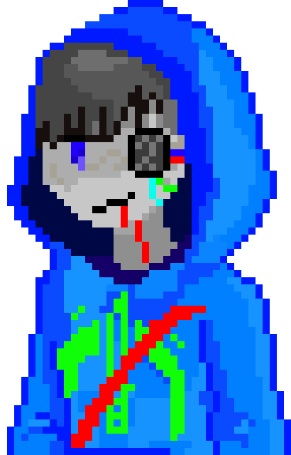 [7b7bce] -sits on top of pillar just sorta...looking over pam-