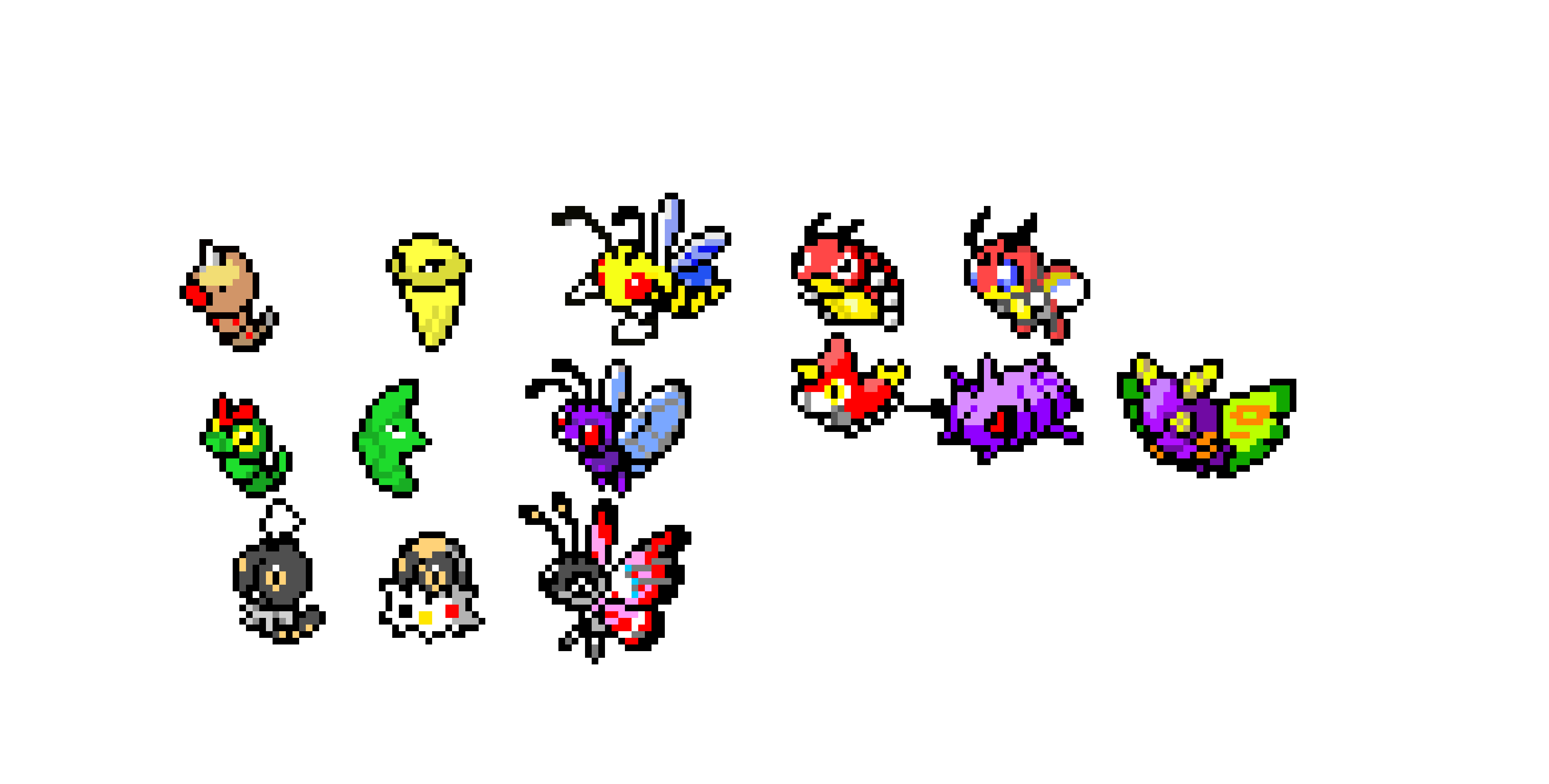 [9664c4] some bug type pokemon