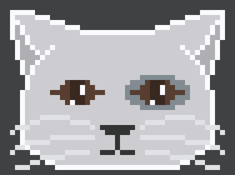 [c76731] *The cat stops cleaning itself and starts walking around the park*