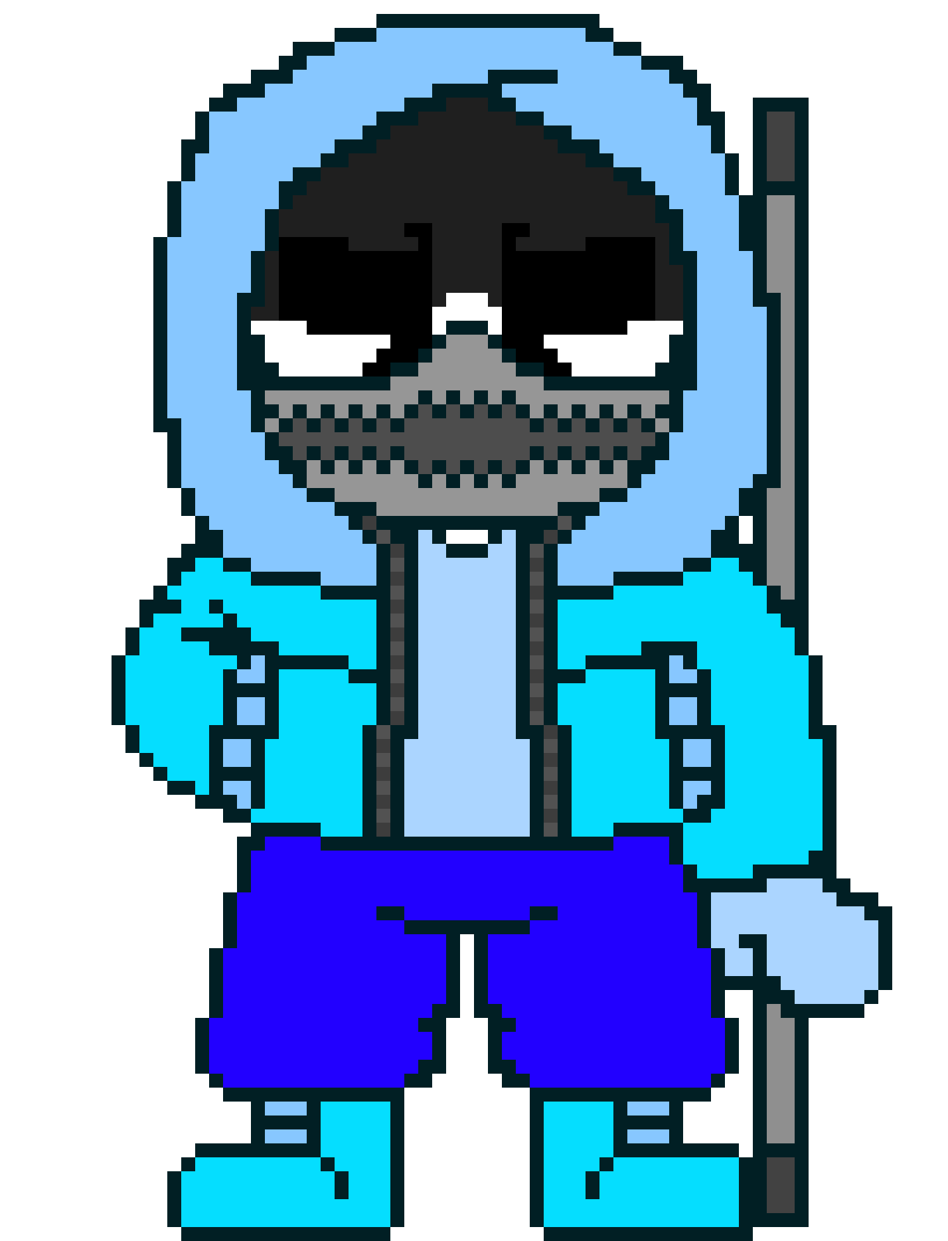 [c88058] Chills Sans Staff Serious 3