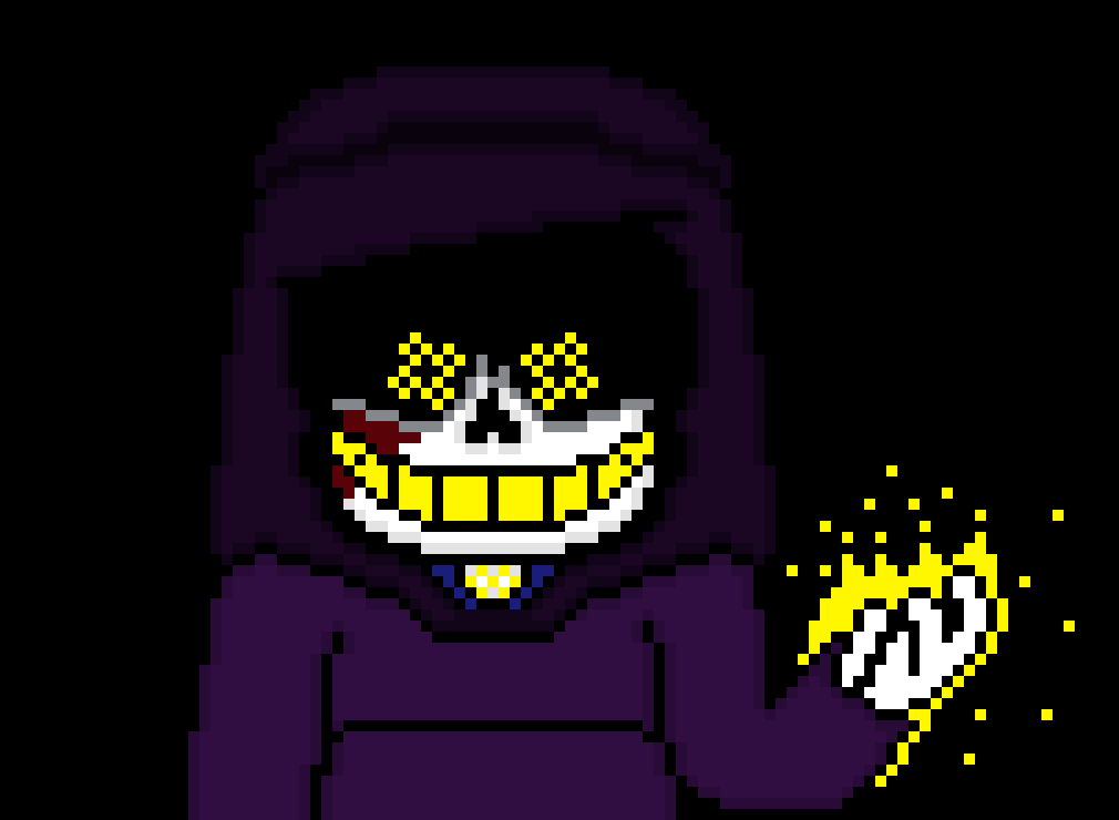 [d959ff] .. *teleports behind Alphys and holds his sword Infront of her neck*