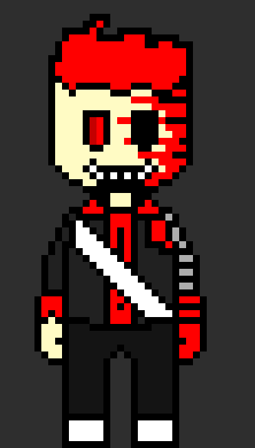 [812b32] no he is not, he WAS going to be, but the systems at the lab glitched out and made him a different being, with a different mind, he then escaped the lab)) *walking in the roads of PAM city* huh... always wanted to go here before, IT happened.... - Red / Molt!