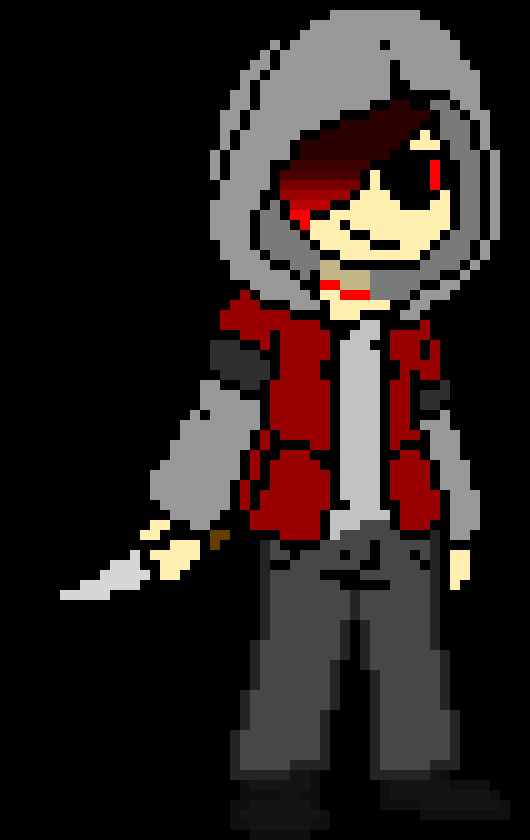 [39b34f] -flashing red messages surround anti...theyre going too fast to read but one says something along the lines of "hes an unpredictable source of evil who cant be trusted"-