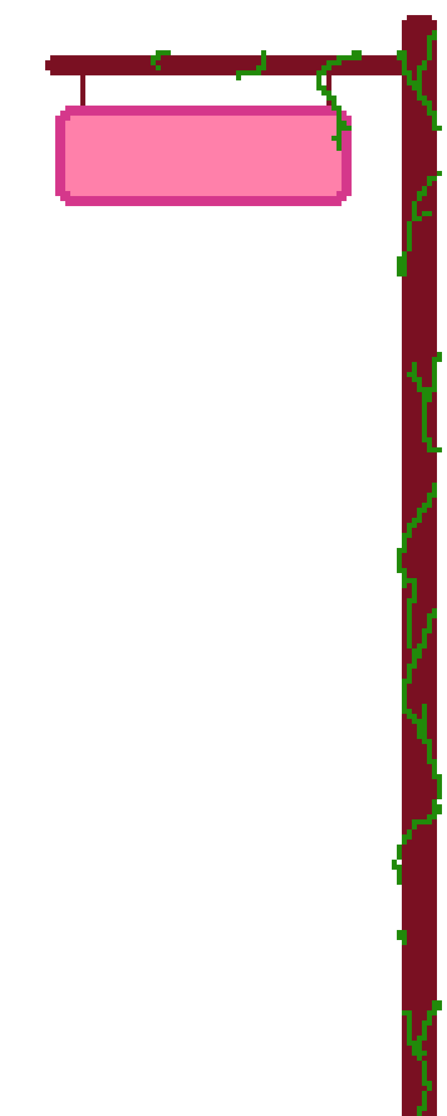 [fd1d25] hanging sign