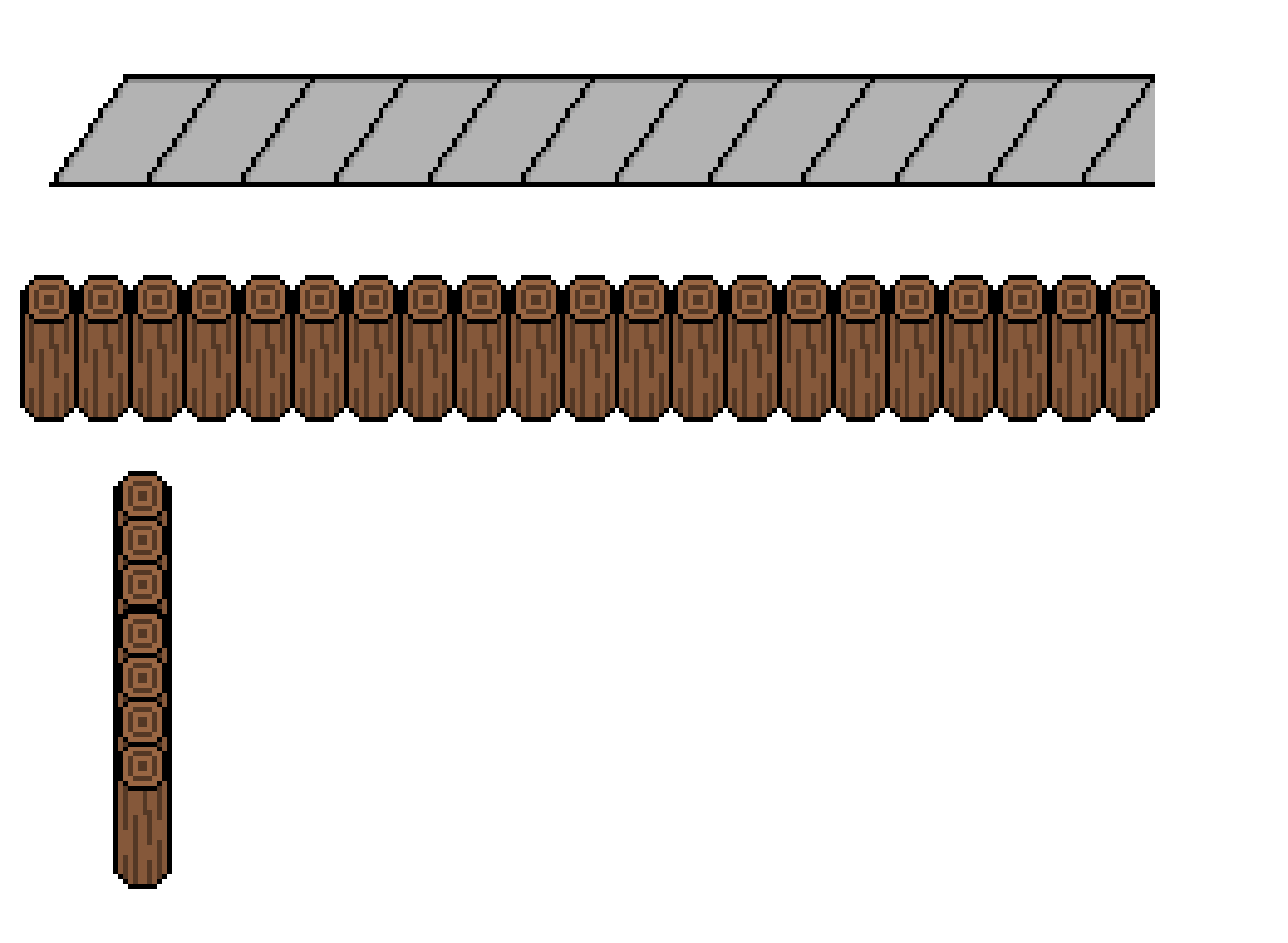 [108a65] Player side walk and woods walls