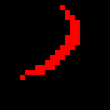 [a82578] *about 16 slashes slash in different areas of rainbow dude*