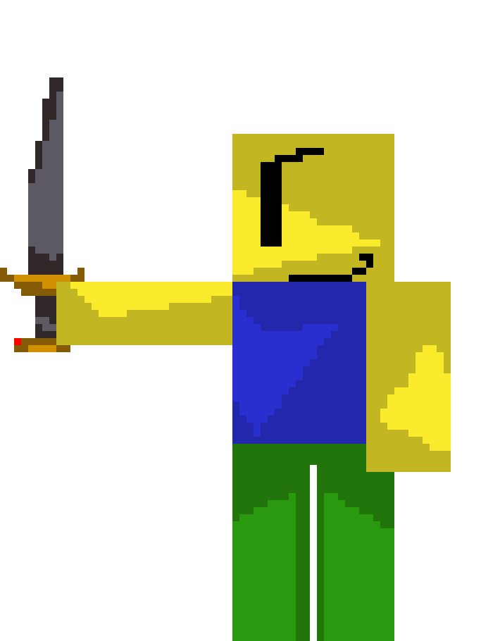 [8b3045] [Roblox]: Noob The Robloxian Sword