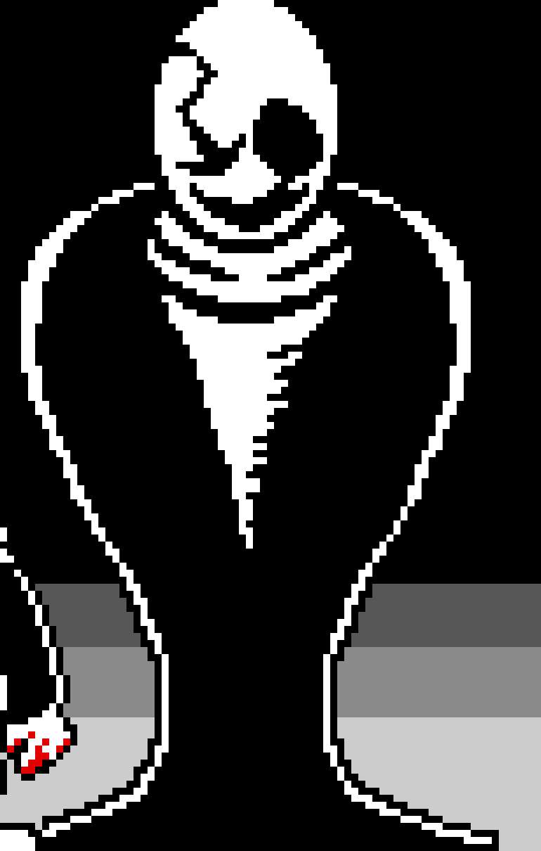 [98b53d] god why is gaster so tall in this sprite? - hayden