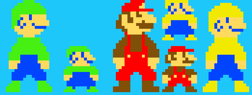 [9664c4] Super Ronan and Drake in SMB style