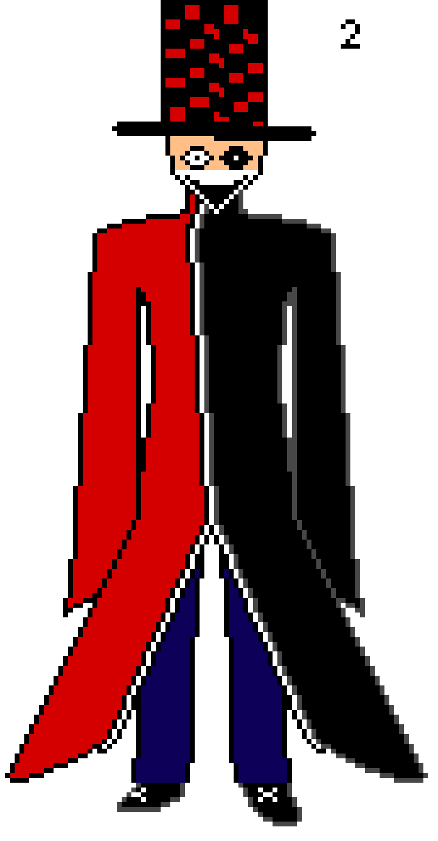 [cda17a] welp this is him fully completed, and he wears a mask because obvious Character lore that i will make at some point for Tome.