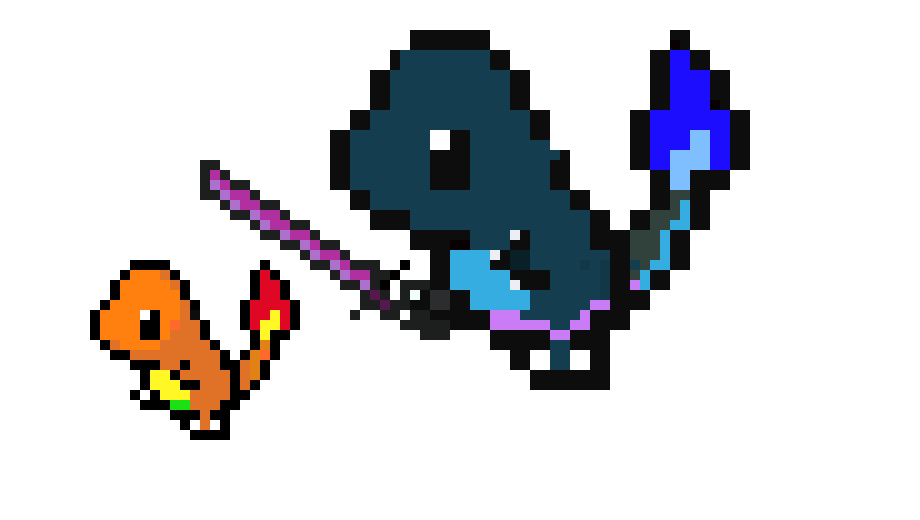 [9664c4] Blue fire charmander