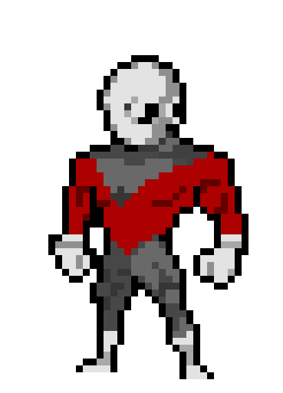 [f455be] Jiren jumps back and tells goku that he wants to fight the real form