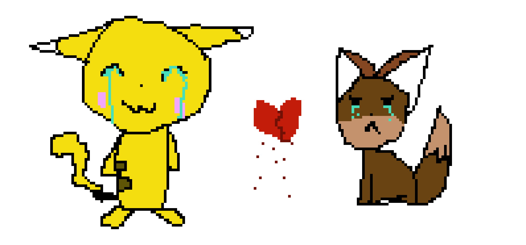 [ebca1d] picachu and eevee NOOO