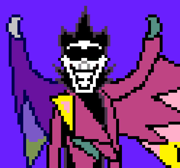 [5437d5] Spamton NEO-OK THEN TIME TO GET SERIOUS *He then punched Mettatron back* 