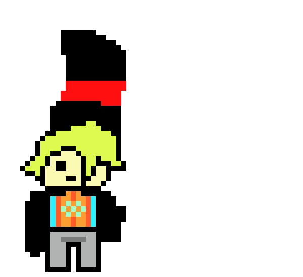 [7cfbf4] Danganronpa pixel sprite: Nagamo Kozochi