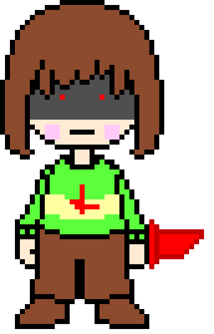 [1550bf] *blocks with knife* say hello to charas.... - HYPER Chara 