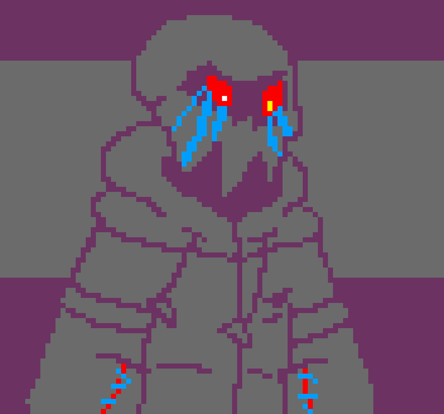 [7b7bce] -looks at the strings tied around my arm- the hell?