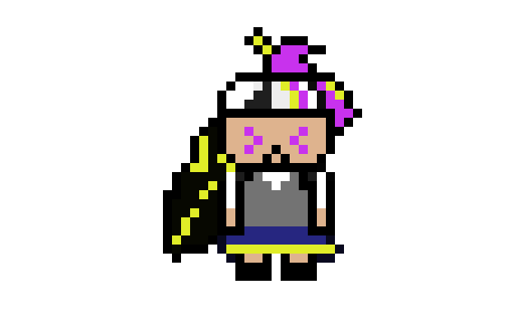 [bd0064] danganronpa pixel sprite  sayaki 2