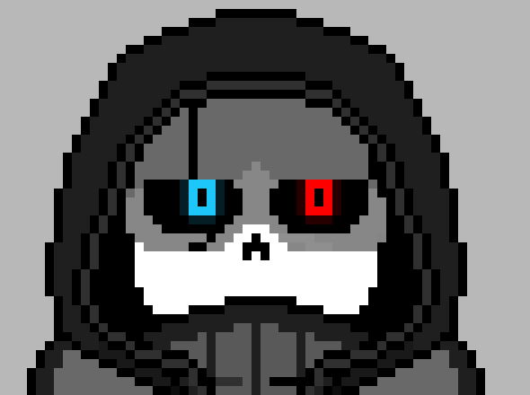 [95be89] Undertale:Corrupted Underground(Sans) - -Bones line around him- Ready?... Well good... -Gaster, blasters suddenly blast you-