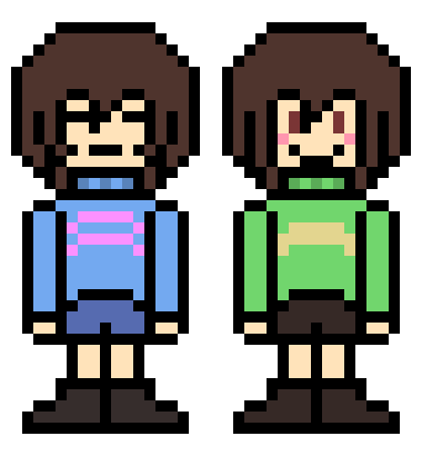 [37eeee] Frisk and Chara Revamp