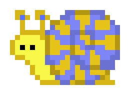 [9a4faa] Sprite!Snail_Gold&Blue