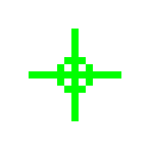 [45c21f] Krunker Crosshair