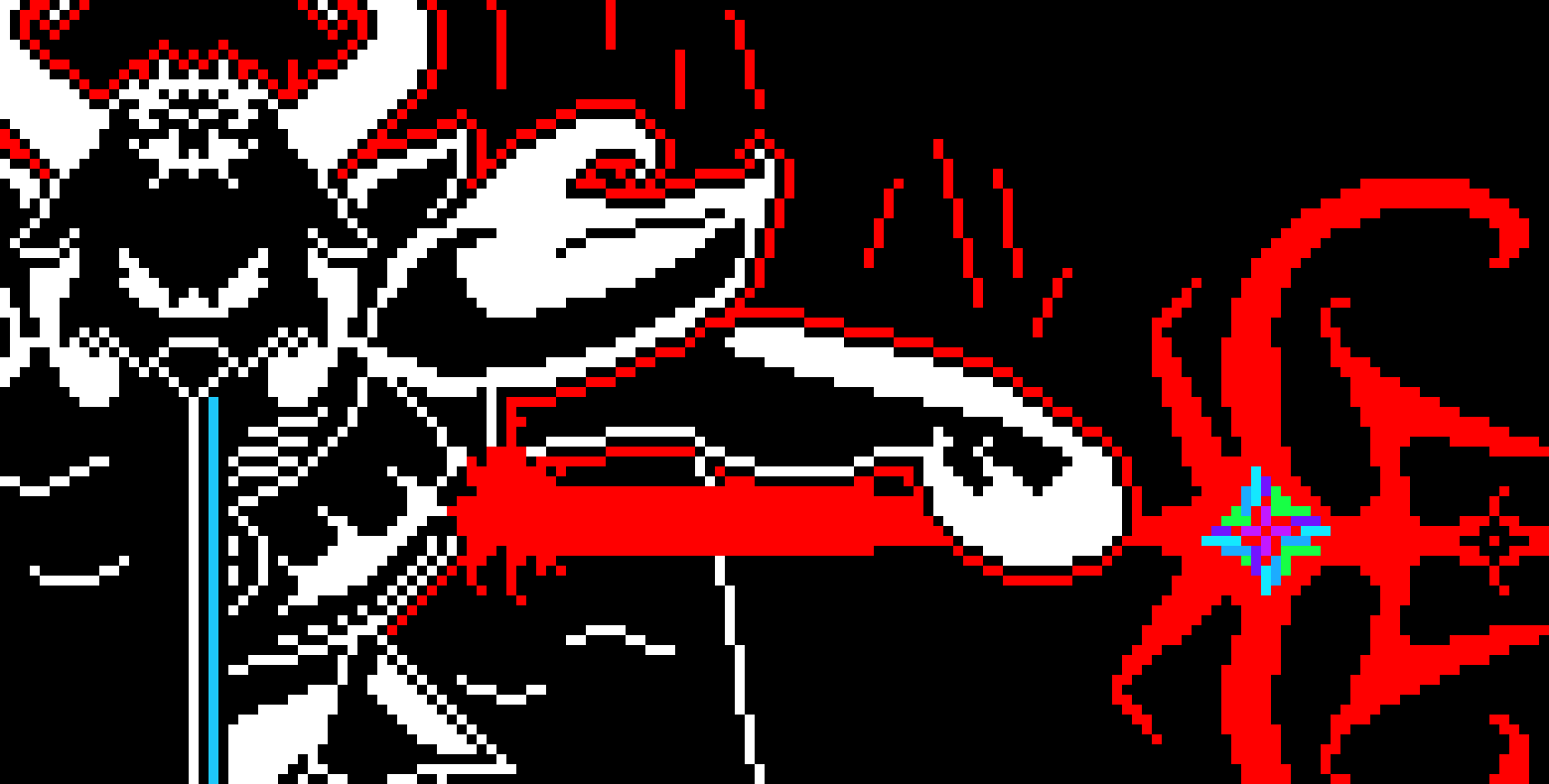 [ed44b7] Asgore Battle Sprite (Undertale Expert Mode