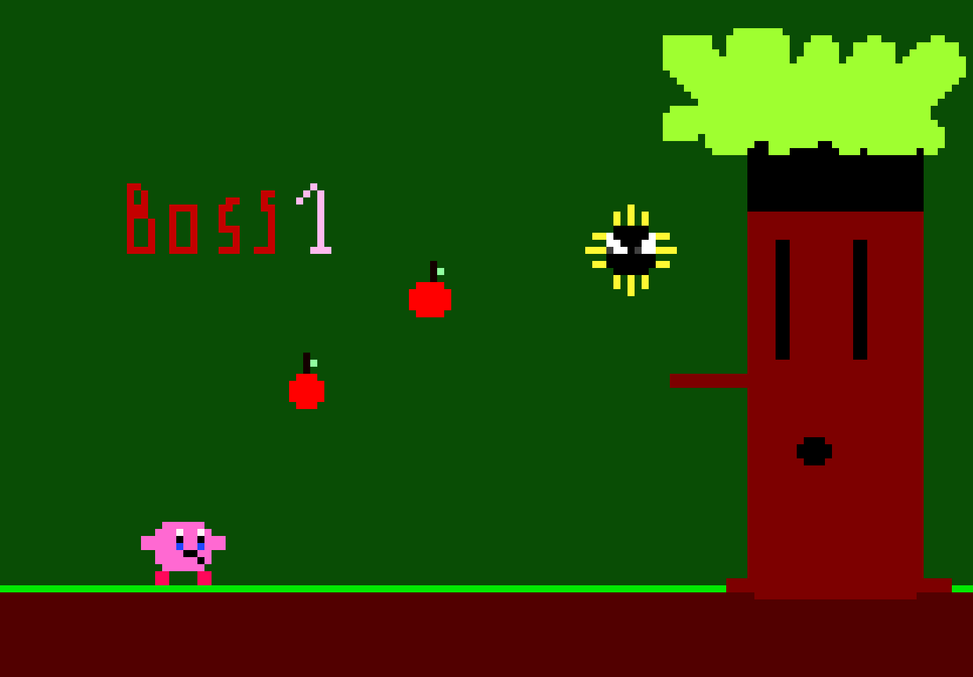 [9664c4] kirby fighting whispy woods