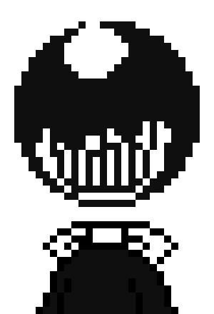 [2d77fb] *Xenia's foot goes through him and still tries to attack normal Bendy*