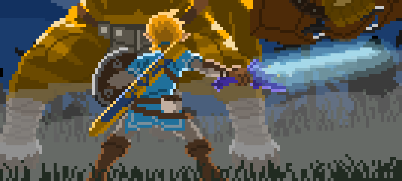 [4076f0] -roaring is heard outside of PAM city or somethin' woods. a thump is also heard-  -Link (Cleetus