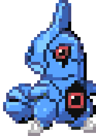 [7131f5] Beldum/Larvitar Pokemon Fusion sprite